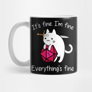 Its Fine Im Fine Everythings Fine Cats Mug